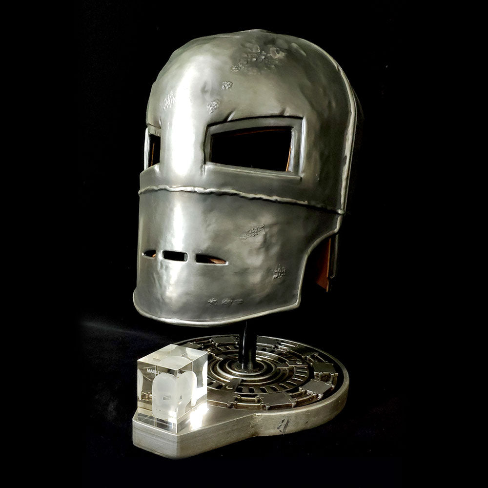 Iron Man Helmet Metal Mark 1 Helmet, Ironman Helmet, Iron Man Cosplay 1/1  Scale Movie Prop Replica With Stand 