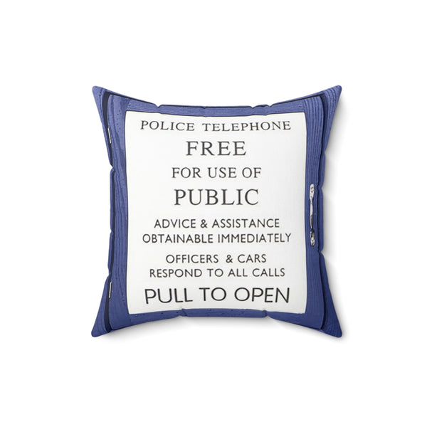 DW - Police Box Pillow