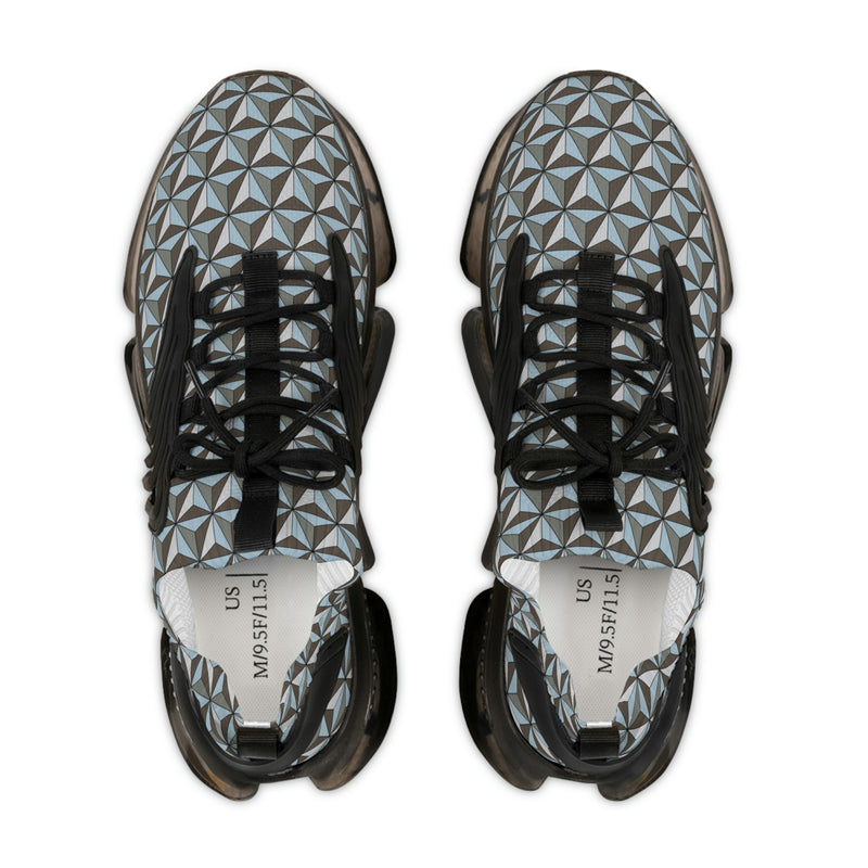 Space Ship Earth Inspired Men's Mesh Sports Sneakers