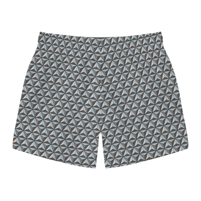 Space Ship Earth Inspired Swim Trunks