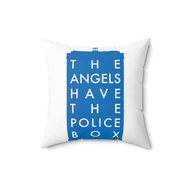 DW - The Angels Have the Police Box Pillow